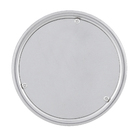 Tampa Cega Redonda Pequena com Caixilho Inox 304 Cromada Equation