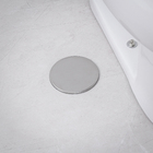 Tampa Cega Redonda Pequena Inox 304 Cromada Equation