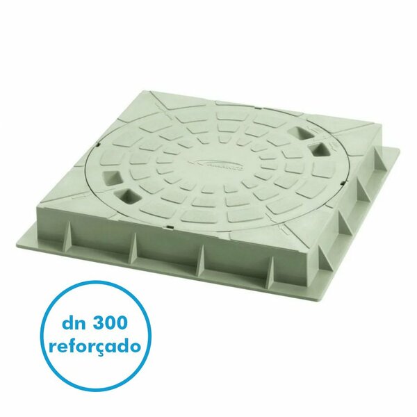 Tampa Com Porta Tampa Para Caixa De Gordura, Inspeção E Passa