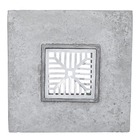 Tampa de Concreto 35x35cm Cinza Concrebox