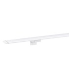 Tampa Corrimao Aluminio Chata Escada Perfil Branco Kit 2un