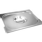 Tampa Cuba Gastronômica Inox Gn 1/1 Com Recorte