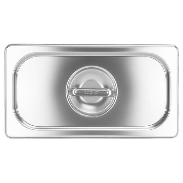 Tampa Cuba Gn Aço Inox 1/3 Sem Recorte Gourmet Mix