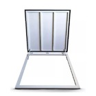 Tampa De Alumínio Para Casa De Maquina 100 X 100 - Sobrepor V