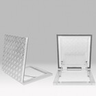 Tampa De Alumínio Para Casa De Maquina 70 X 70 - Sobrepor  Ci