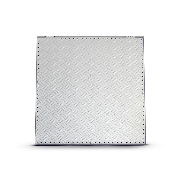 Tampa De Alumínio Para Casa De Maquina 80 X 80 - Embutir Vent