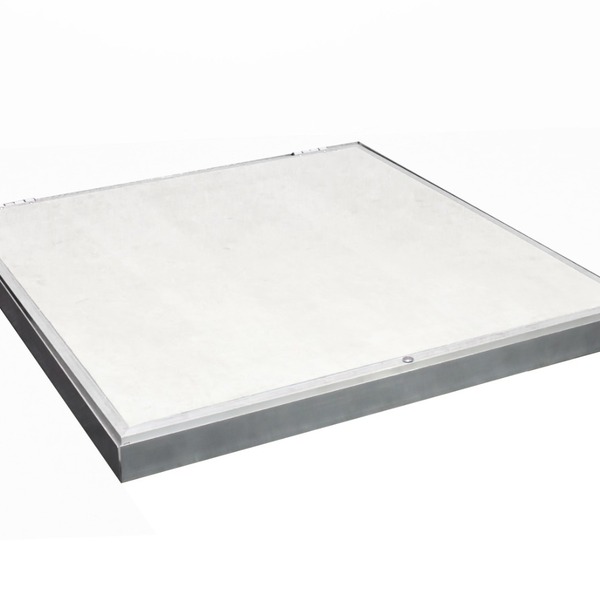 Tampa De Alumínio Para Casa De Maquinas Rebaixada 80 X 80 Cm