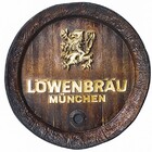 Tampa De Barril Decorativa Grande Löwenbräu Cerveja