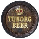 Tampa De Barril Decorativa Grande Tuborg Cerveja