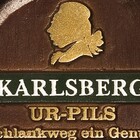 Tampa De Barril Decorativa Mini Karlsberg Cerveja