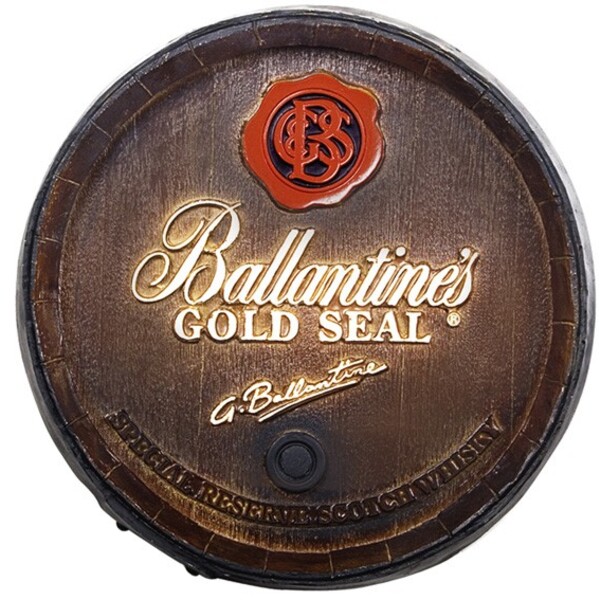 Tampa De Barril Decorativa Pequena Ballantines