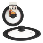 Tampa De Panela Avulsa Universal De Vidro Com Saida De Ar Bor