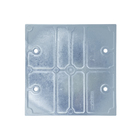 Tampa de Piso 4x4 Cega Cinza Tramontina