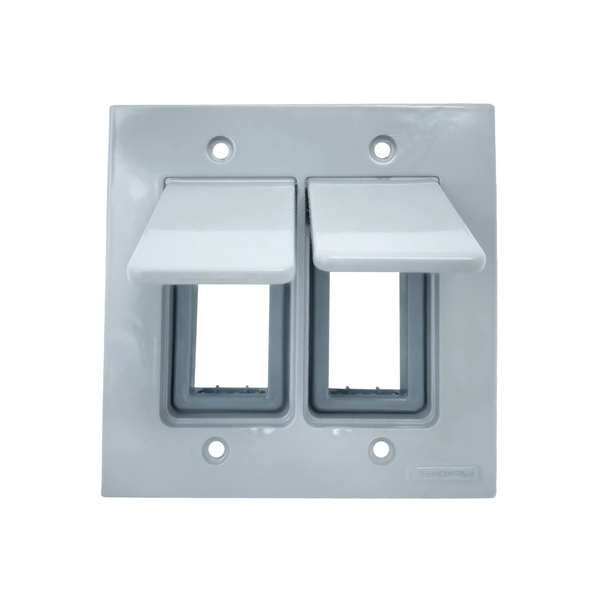 Tampa de Piso Modular 4x4 2 Postos Cinza Tramontina