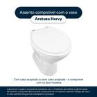 Tampa De Privada Em Mdf Aretusa Preto Para Vaso Hervy