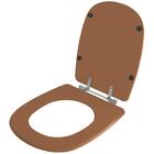 Tampa De Privada Em Mdf Donna Ocre Para Bacia Santamarina