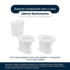 Tampa De Privada Em Mdf Liberty Marfim Para Vaso Santamarina