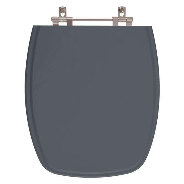 Tampa De Privada Em Mdf Valentina Cinza Escuro Para Bacia San