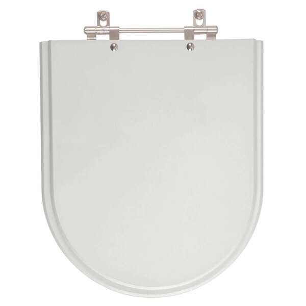 Tampa De Privada Poliéster Jasmim Cinza Claro Para Louça Fior