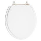 Tampa De Privada Sanitaria Poliester Convencional Oval Branco