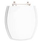 Tampa De Privada Sanitaria Poliester Thema Branco Para Louça