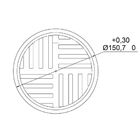 Tampa De Ralo E Grelha Inox 10cm Redonda Abre E Fecha Automat