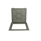 Tampa De Ralo Gda 90x90 Articulada Rebaixada Com Grelha Invis