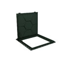 Tampa De Ralo Gda 90x90 Articulada Rebaixada Com Grelha Invis