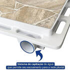 Tampa De Ralo Gda 90x90 Articulada Rebaixada Com Grelha Invis