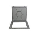 Tampa De Ralo Gda 90x90 Articulada Rebaixada Com Grelha Invis