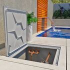 Tampa De Ralo Gda 90x90 Articulada Rebaixada Com Grelha Invis