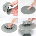 Tampa De Ralo Pia Universal De Silicone Filtro Kit Com 2