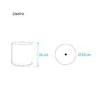 Tampa De Vaso + Lixeira Convencional Decorada Pavão Preto