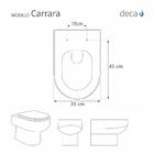 Tampa De Vaso Acrilico Carrara Branco Para Bacia Deca 6lpf