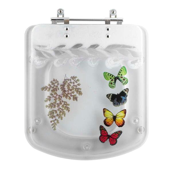 Tampa De Vaso Acrílico Decorado Bali Transparente P/ Incepa