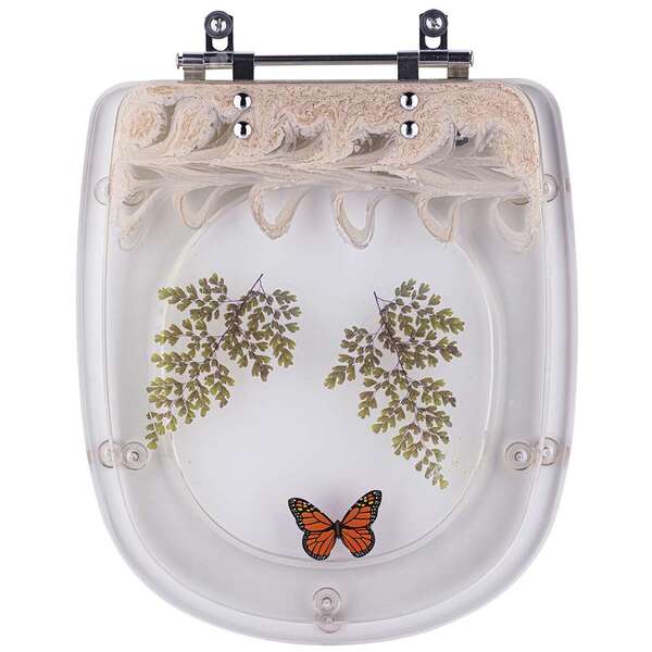 Tampa De Vaso Acrílico Etna Bege Claro Para Icasa 6lpf