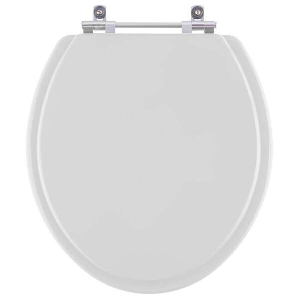 Tampa De Vaso Acrílico Flamingo Cinza Claro Para Bacia Incepa