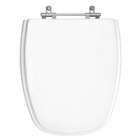 Tampa De Vaso Acrilico Optima Branco Para Bacia Sensea 6lpf