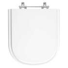 Tampa De Vaso Acrilico Square Branco Para Bacia Lorenzetti 6l