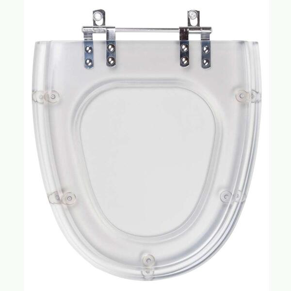 Tampa De Vaso Acrilico Transparente Aloha Para Bacia Celite 6