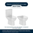 Tampa De Vaso Acrilico Transparente Smart Para Bacia Celite 6