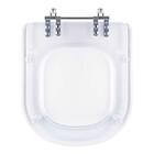 Tampa De Vaso Acrilico Transparente Square Para Bacia Lorenze