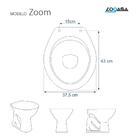 Tampa De Vaso Acrilico Transparente Zoom Para Bacia Logasa 6l