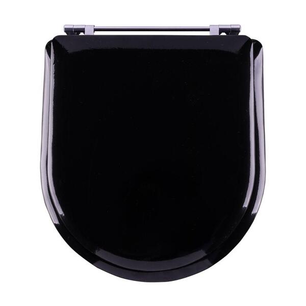 Tampa De Vaso Almofadada Calypso Preto Para Bacia Incepa