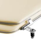 Tampa De Vaso Almofadada Carrara Bege Creme Para Bacia Deca