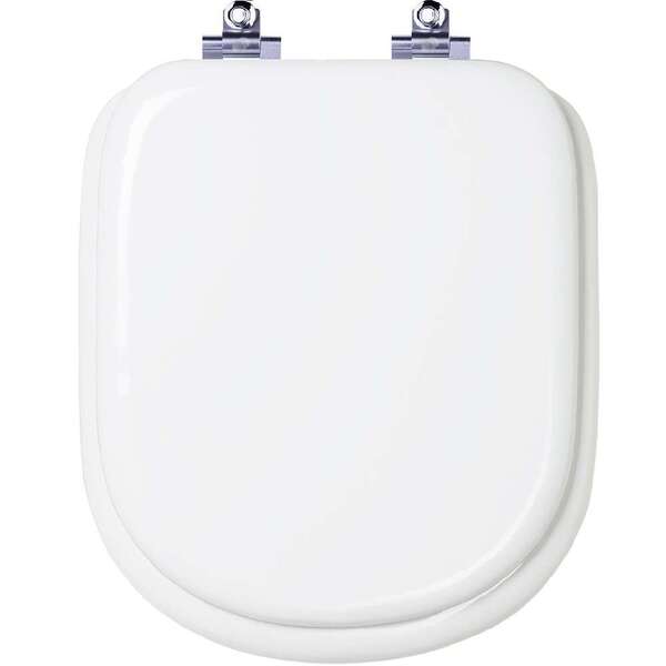 Tampa De Vaso Almofadado Com Amortecedor Etna Branco Para Bac