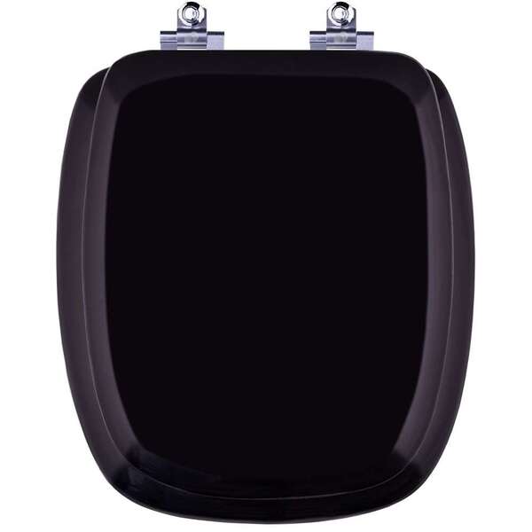 Tampa De Vaso Almofadado Com Amortecedor Etna Preto Para Baci