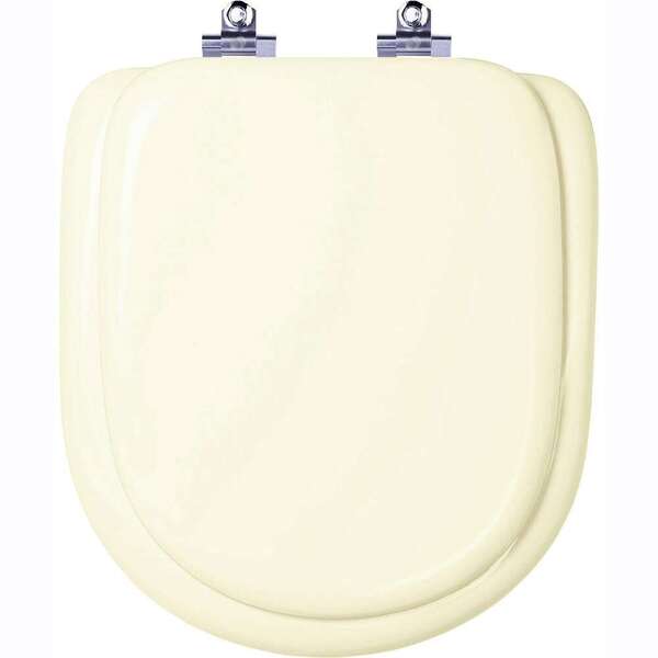 Tampa De Vaso Almofadado Com Amortecedor Flox Bege Claro Para