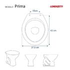 Tampa De Vaso Antimicrobiano Prima Branco Para Bacia Lorenzet