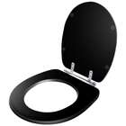 Tampa De Vaso Aspen Preto Para Bacia Deca 6lpf